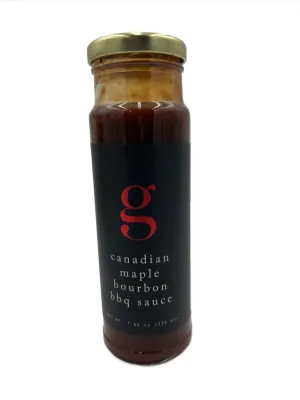 BBQ Sauce, Maple Bourbon from Gourmet Inspirations, Case of 12 bottles