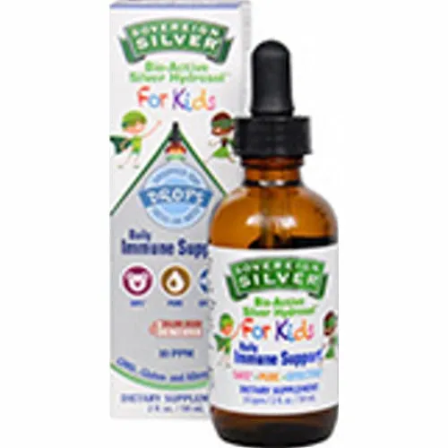 Bio-Active Silver Hydrosol for Kids 2 Oz By Sovereign Silver