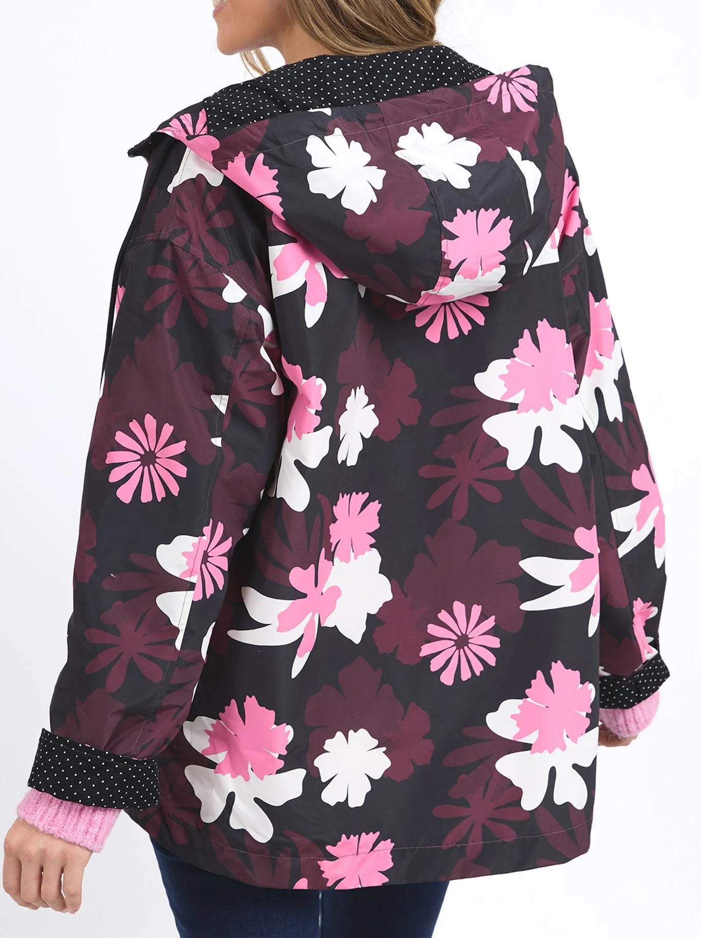 ELM HADLEY FLORAL RAINCOAT