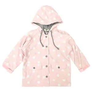 Korango Colour Change Polkadot Raincoat Pink