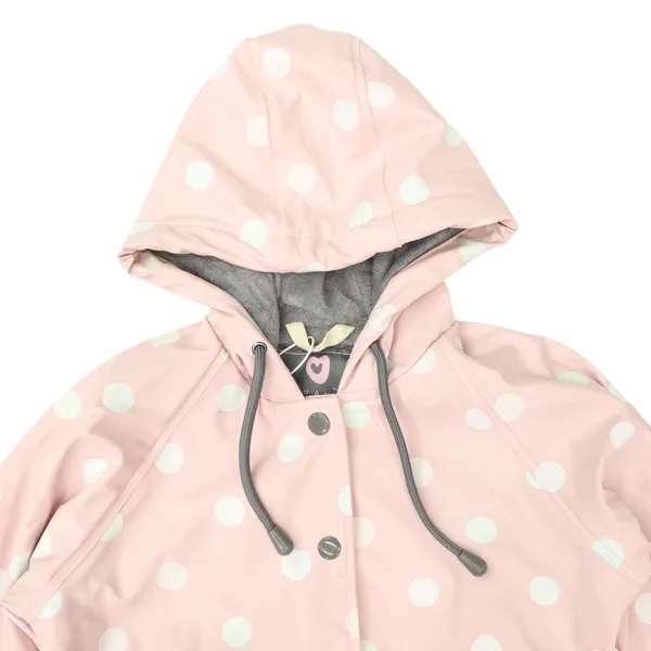 Korango Colour Change Polkadot Raincoat Pink